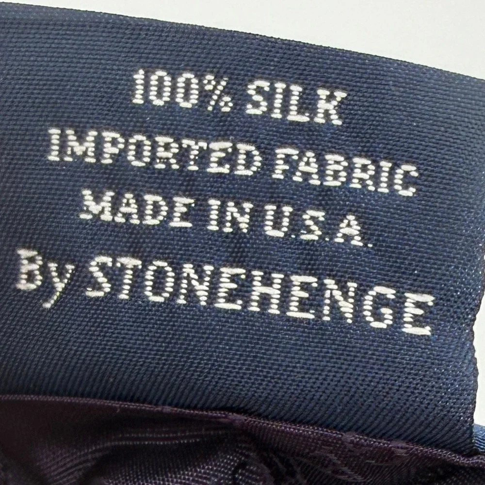 J. Garcia Dawn at‎ the Ritz Carlton Collection Eight Silk Tie Red Blue Gold USA